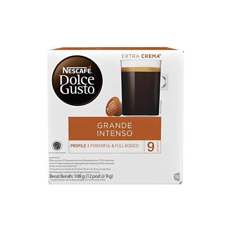 Pekanbaru Nescafe Dolce Grande Intenso [12 Pcs]