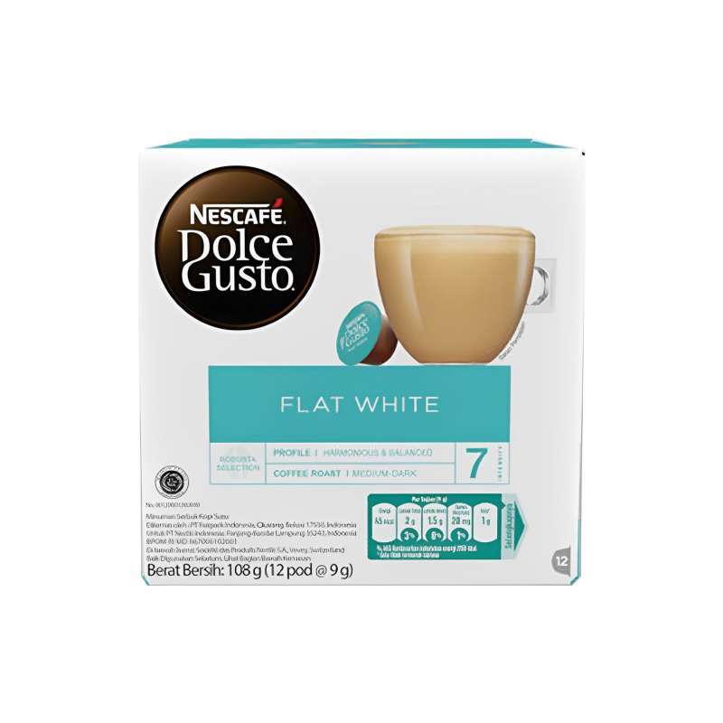 Pekanbaru Nescafe Dolce Gusto Flat White [12 Pcs]
