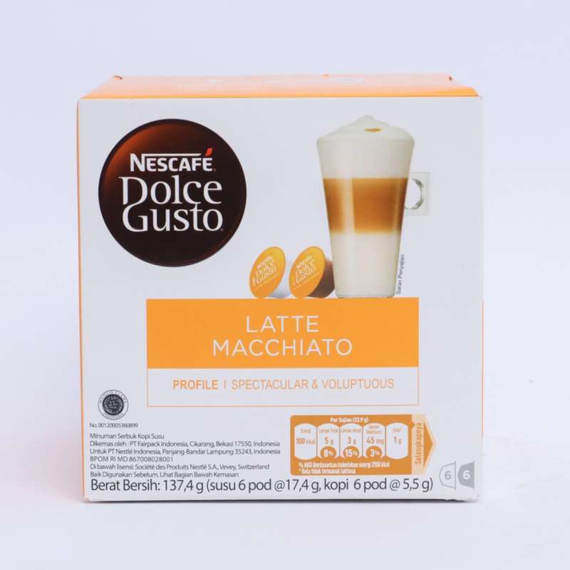Pekanbaru Nescafe Dolce Gusto Latte Macchiato [12 Pcs]