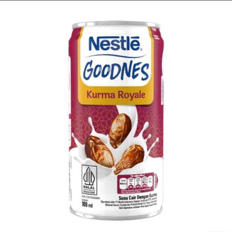 Pekanbaru Nestle Goodnes Kurma Milk Tin 189Ml