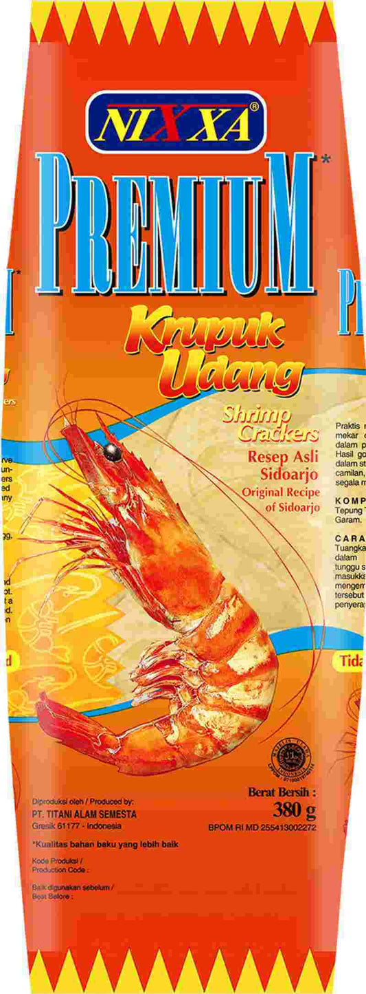 Pekanbaru Nixxa Kerupuk Udang Premium 380Gr Pak