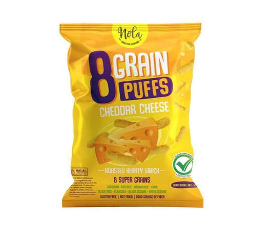 Pekanbaru Nola 8 Grain Puffs Cheddar Cheese 50Gr