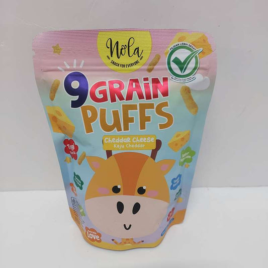 Pekanbaru Nola 9 Grain Puffs Cheddar Cheese 25Gr