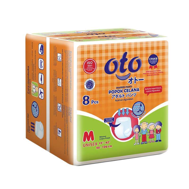 Pekanbaru Oto Adult Diapers Pant M-8