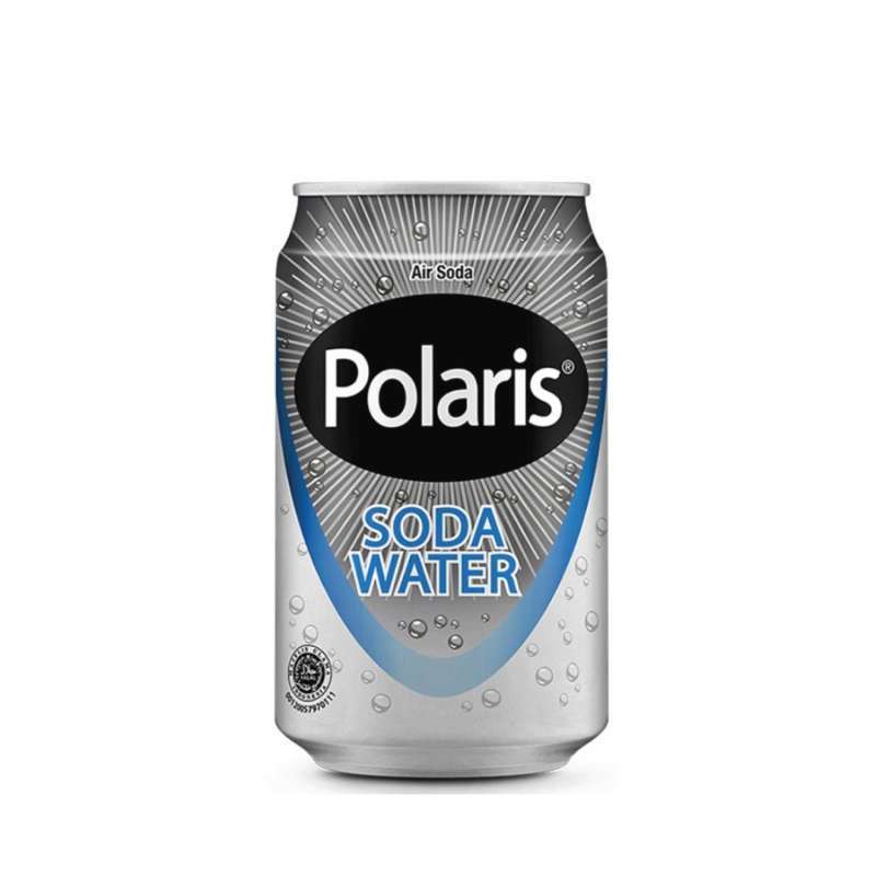Pekanbaru Polaris Soda Water 330Ml Can
