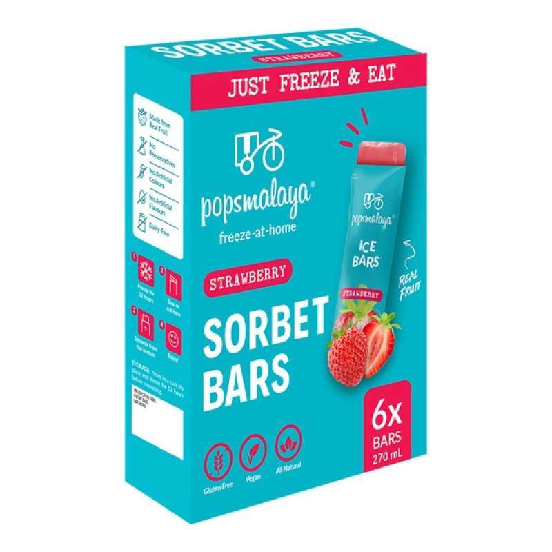 Pekanbaru Pops Malaya Strawberry 6X45Ml