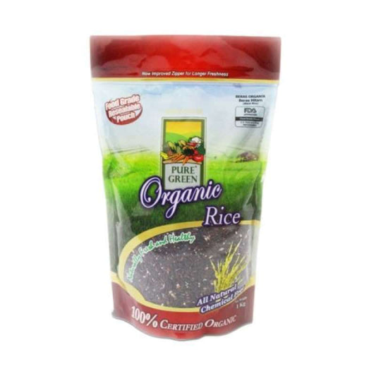 Pekanbaru Pure Green Beras Organic Hitam Kmbns 1Kg