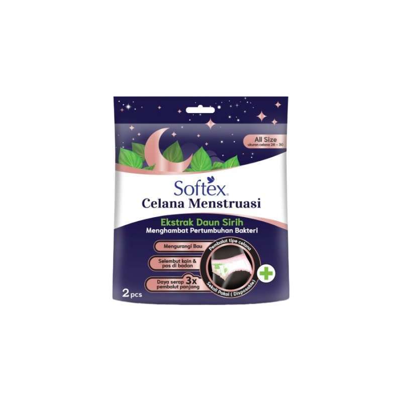Pekanbaru SOFTEX CELANA MENSTRUASI DAUN SIRIH 2s