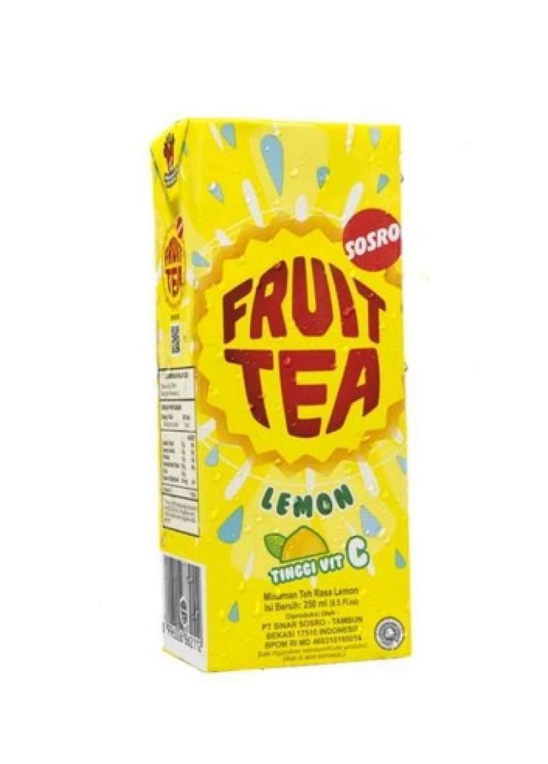Pekanbaru Sosro Fruit Tea Lemon 250Ml Tta