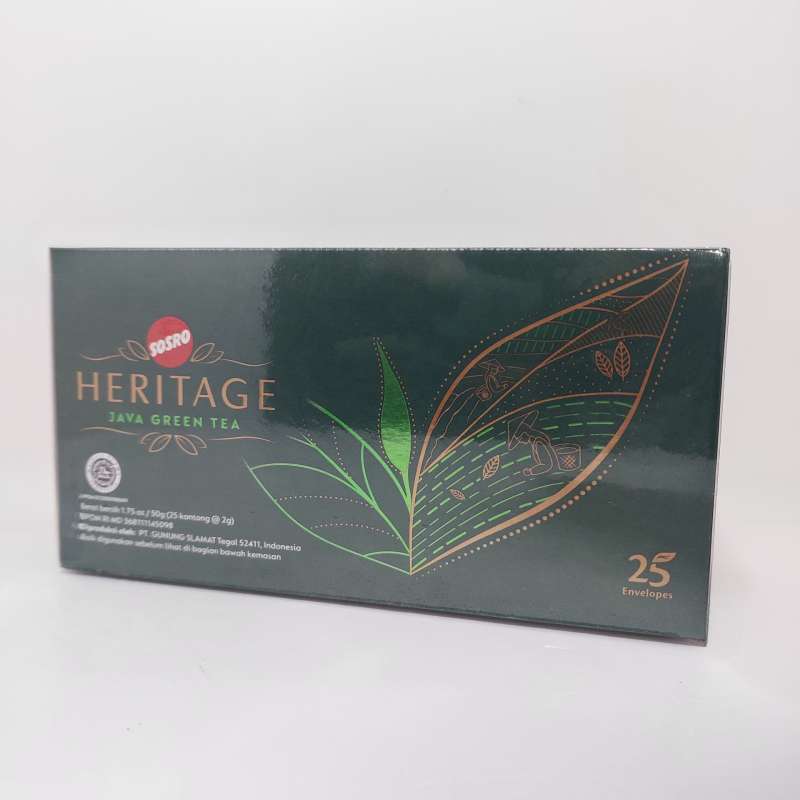 Pekanbaru Sosro Heritage Java Green Tea 25S Box