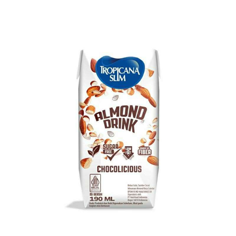 Pekanbaru Tropicana Slim Almond Drink Choco 190Ml