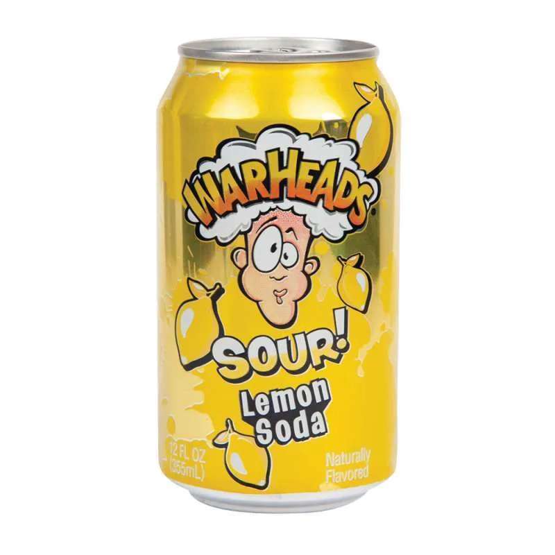 Pekanbaru Warheads Sour Lemon Soda 12Fl Oz