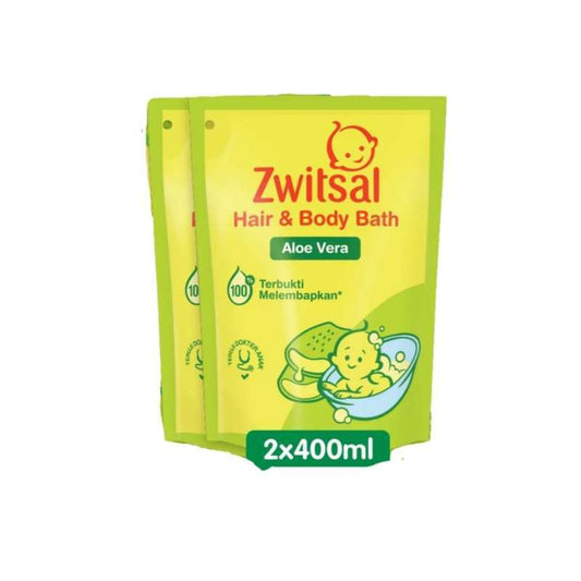 Pekanbaru Zwitsal Twin Pack Hair&Body Bath 2X400Ml