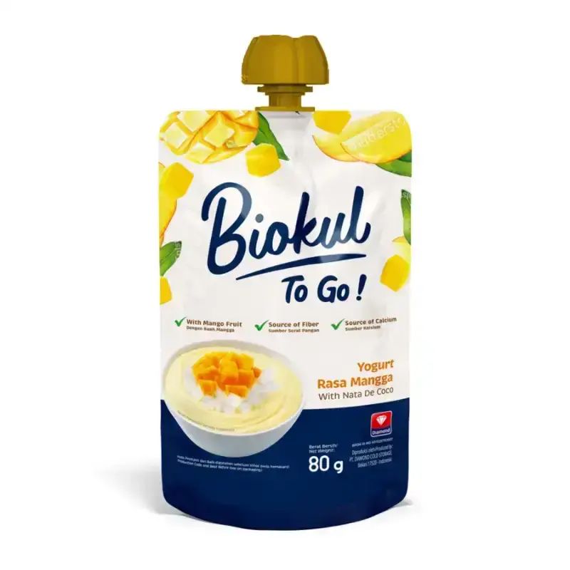 Pekanbaru Biokul Yoghurt To Go Mango 80Gr