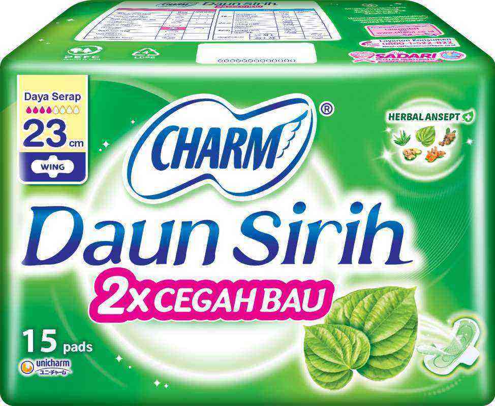 Pekanbaru CHARM DAUN SIRIH DAY WING 23CM 15 PCS