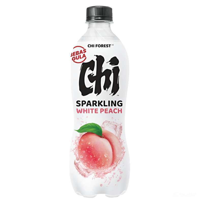 Pekanbaru Chi Forest Sparkling Water White Peach 480Ml