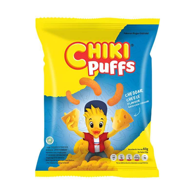 Pekanbaru Chiki Puffs Cheddar Cheese 60Gr