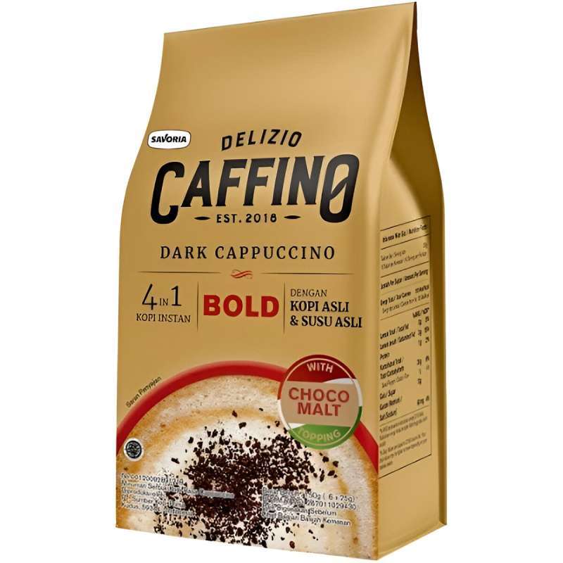 Pekanbaru Delizio Caffino Bold Dark Cappuccn 150Gr