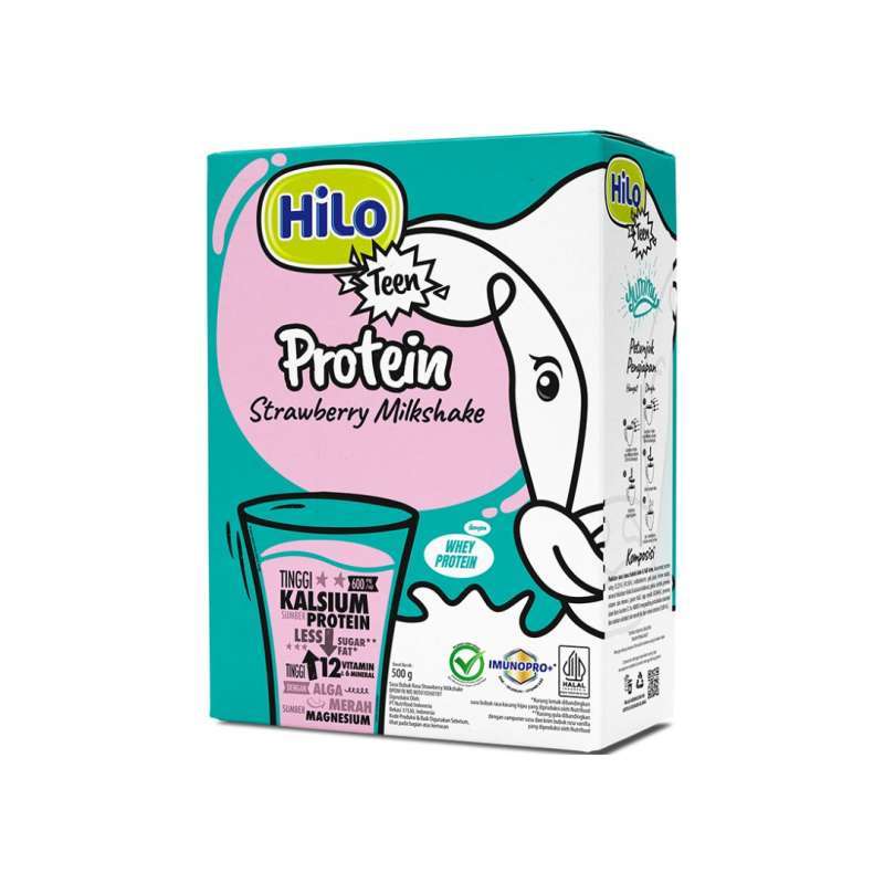 Pekanbaru Hilo Teen Strawberry Milkshake 500G