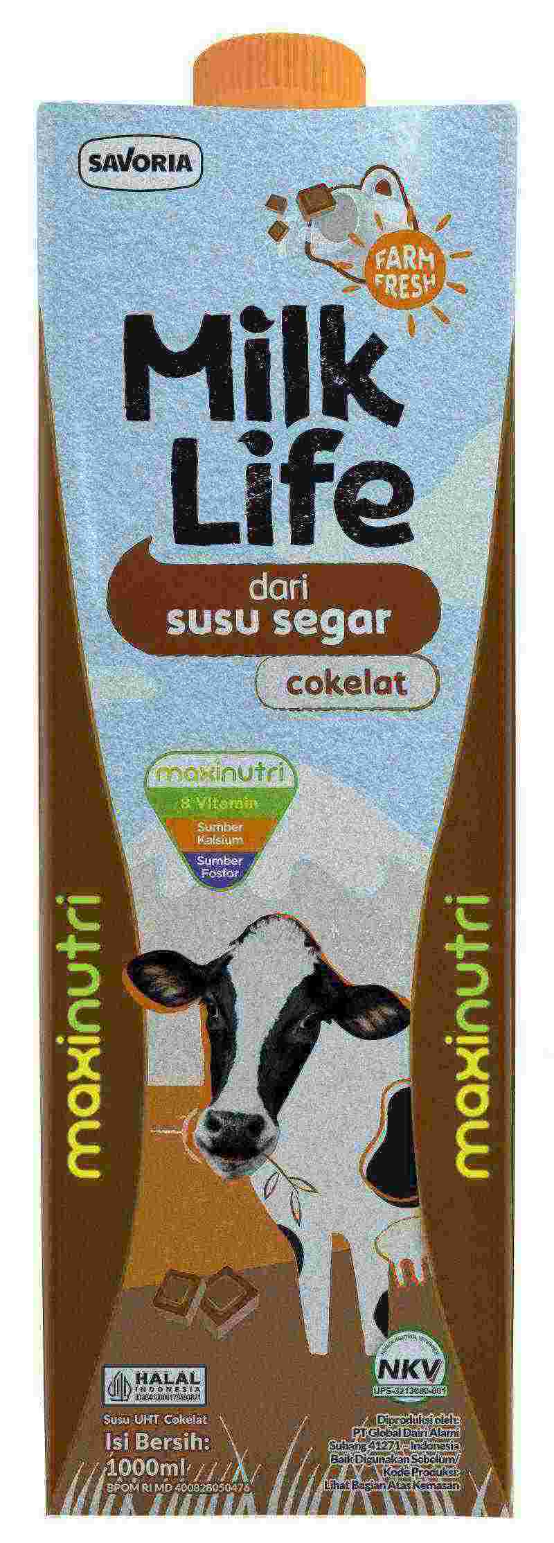 Pekanbaru Milk Life Uht Cokelat 1L