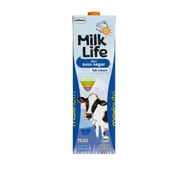 Pekanbaru Milk Life Uht Full Cream 1L
