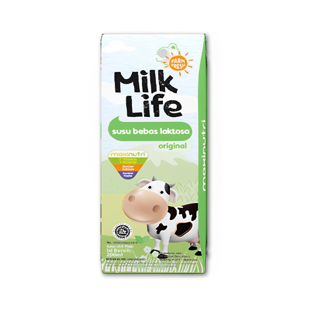 Pekanbaru Milk Life Uht Teens Lactose Free 200Ml