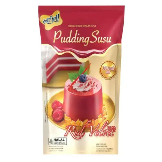 Pekanbaru Nutrijell Pudding Susu Red Velvet 110Gr