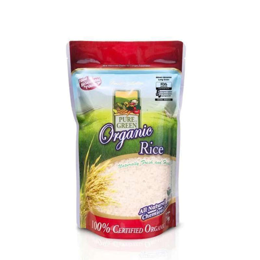 Pekanbaru Pure Green Brs Organic Long Grain 1Kg