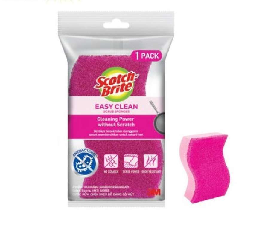Pekanbaru SCOTCH BRITE SCOURING SPONGE ID-37 PAK