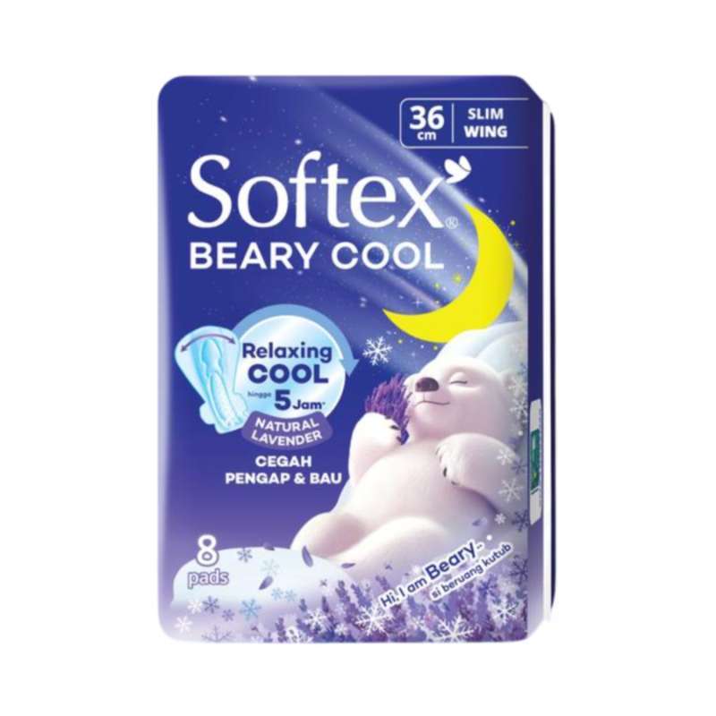 Pekanbaru SOFTEX BEARY COOL NIGHT 36CM 8s