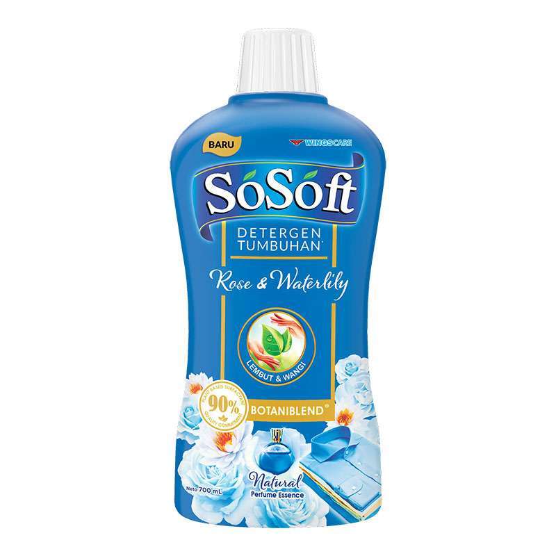 Pekanbaru SOSOFT LIQ DET ROSE&WATERLILY 700ML BTL