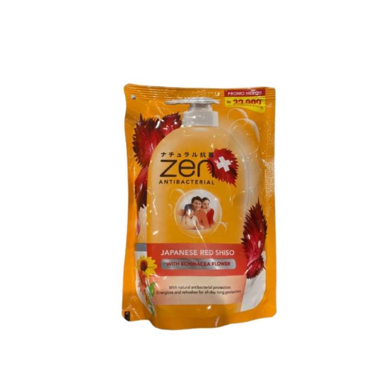 Pekanbaru ZEN BODY WASH JPNS RED SHISO 400ML PCH