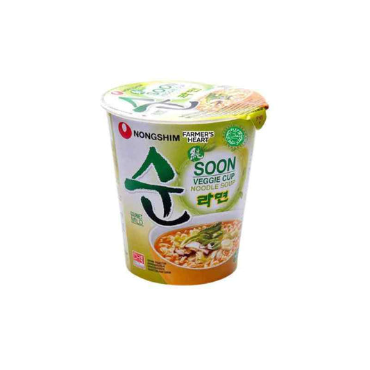 Pekanbaru Nongshim Soon Veggie Ramyun Cup 67G