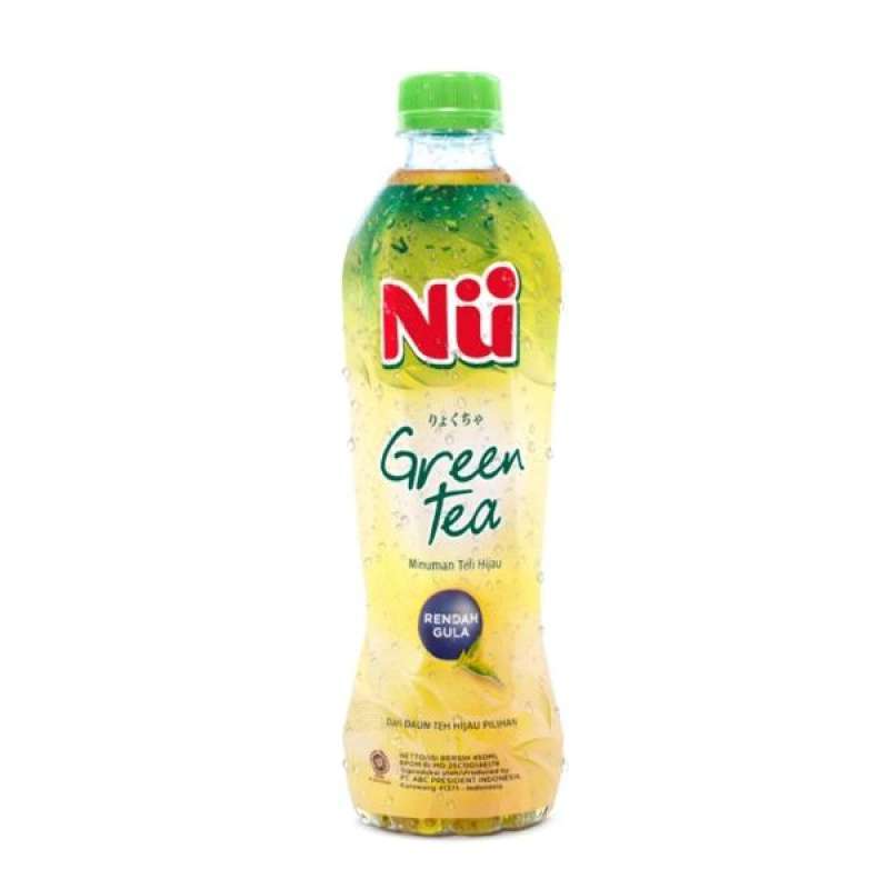 Pekanbaru Nu Green Tea Less Sugar 450Ml Btl