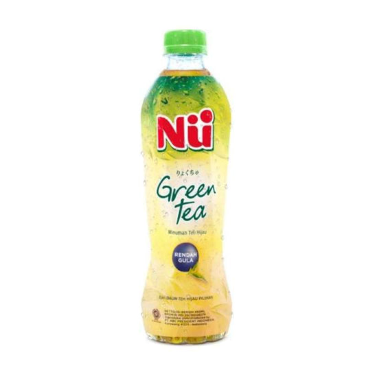Pekanbaru Nu Green Tea Less Sugar 450Ml Btl