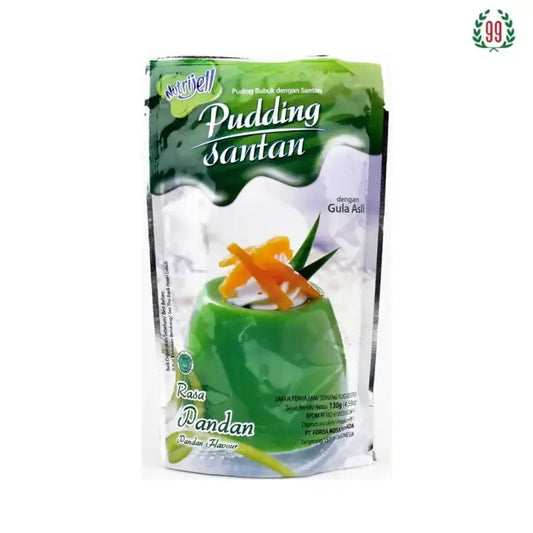 Pekanbaru Nutrijell Pudding Santan Pandan 130Gr