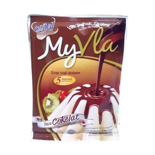 Pekanbaru Nutrijell My Vla Chocolate 63Gr