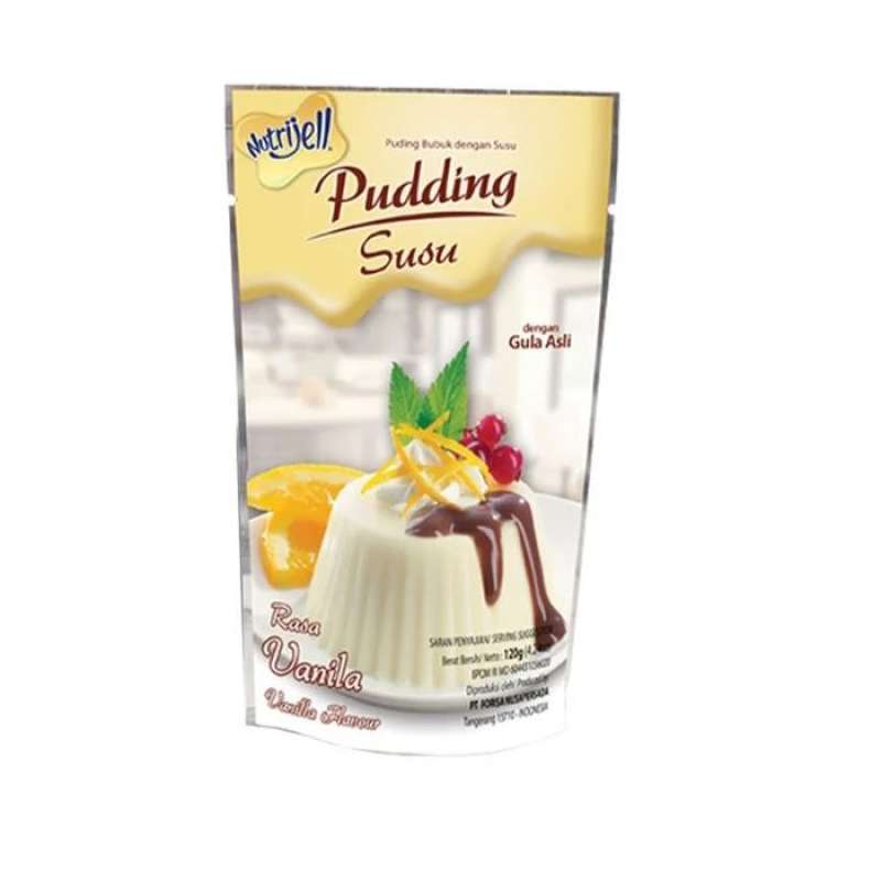 Pekanbaru Nutrijell Pudding Susu Vanilla 120Gr