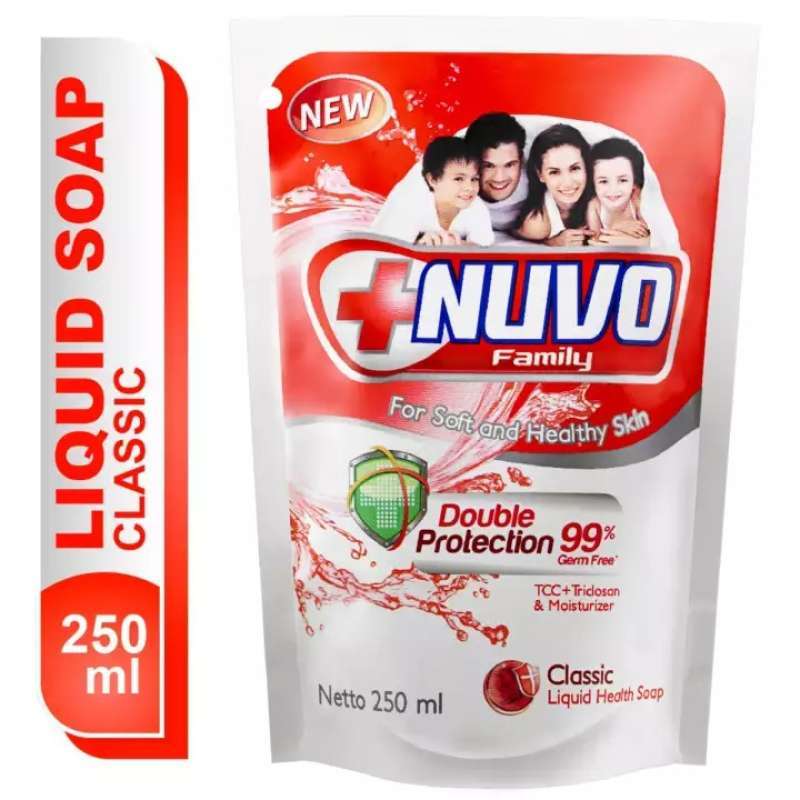Pekanbaru NUVO CAIR REFILL MERAH 250 ML