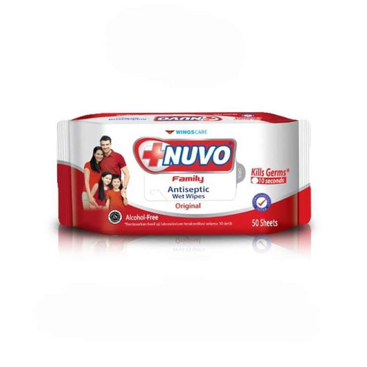 Pekanbaru Nuvo Wet Wipes Red 50S 1+1S