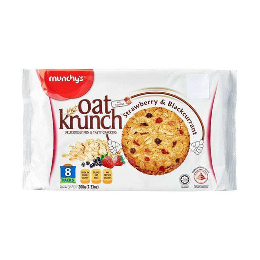 Pekanbaru Oat Krunch Strawberry&Blackcurrant 208Gr