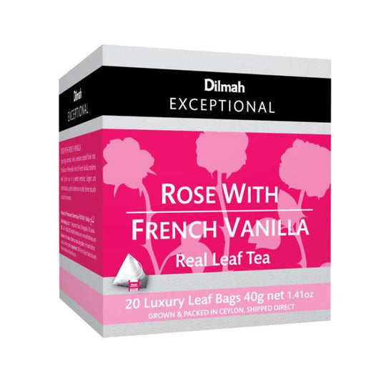 Pekanbaru Dilmah Exc Leaf Rose W Fr Vanilla 40Gr