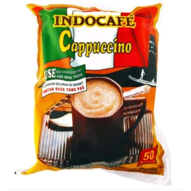 Pekanbaru Indocafe Cappuccino 50X25Gr Bag