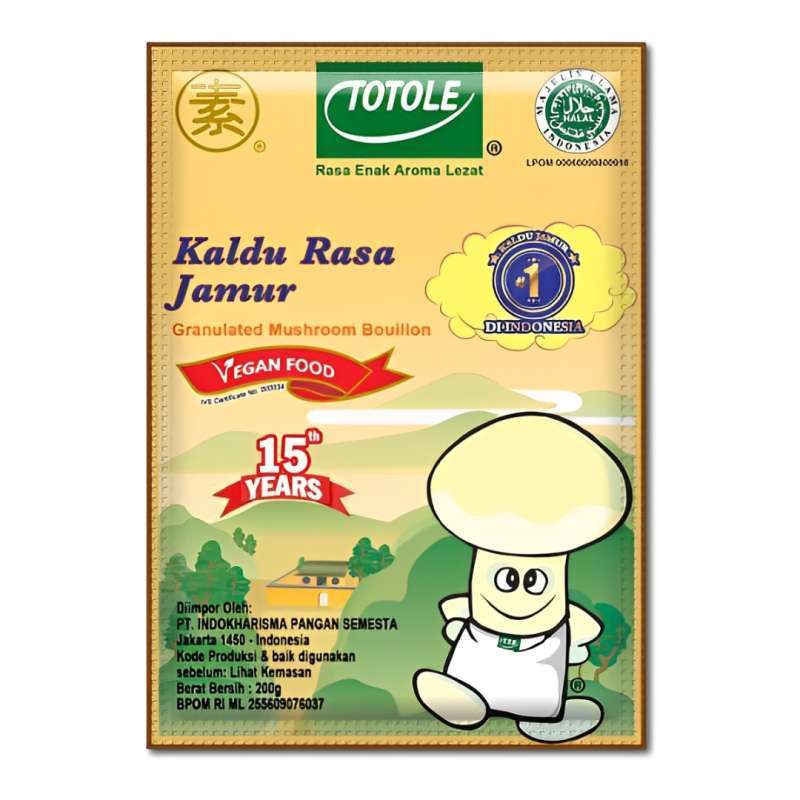 Pekanbaru Totole Granulated Mushroom 200Gr Pak