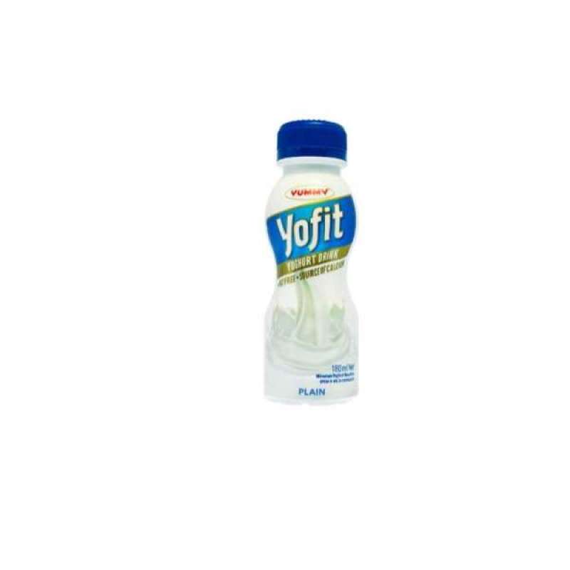 Pekanbaru Yofit Yoghurt Drink Plain 180Ml Btl