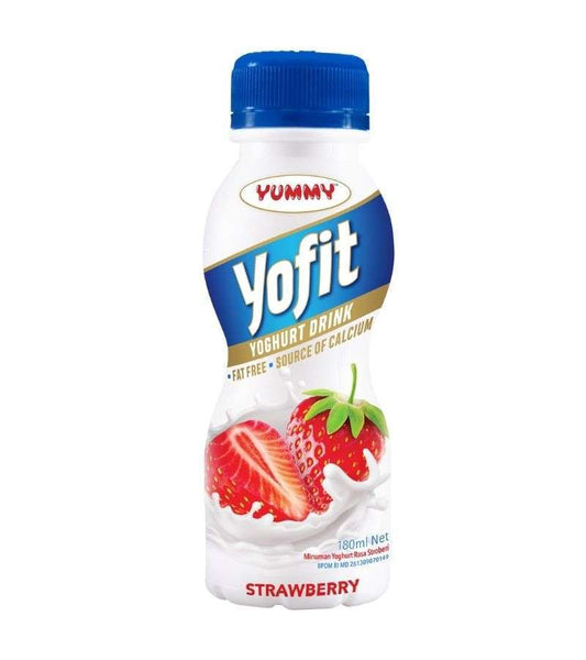 Pekanbaru Yofit Yoghurt Drink Strawberry 180Ml Btl