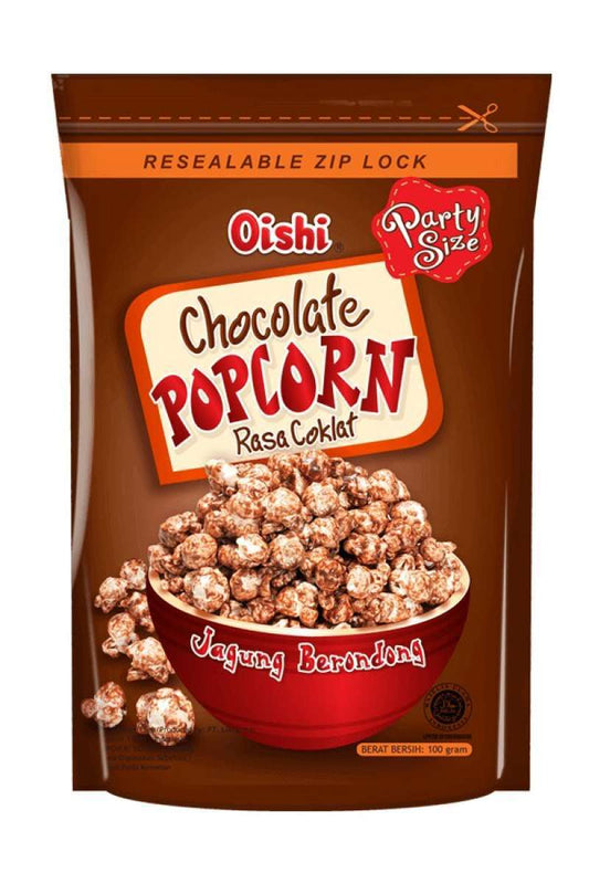 Pekanbaru Oishi Popcorn Rasa Coklat 100Gr