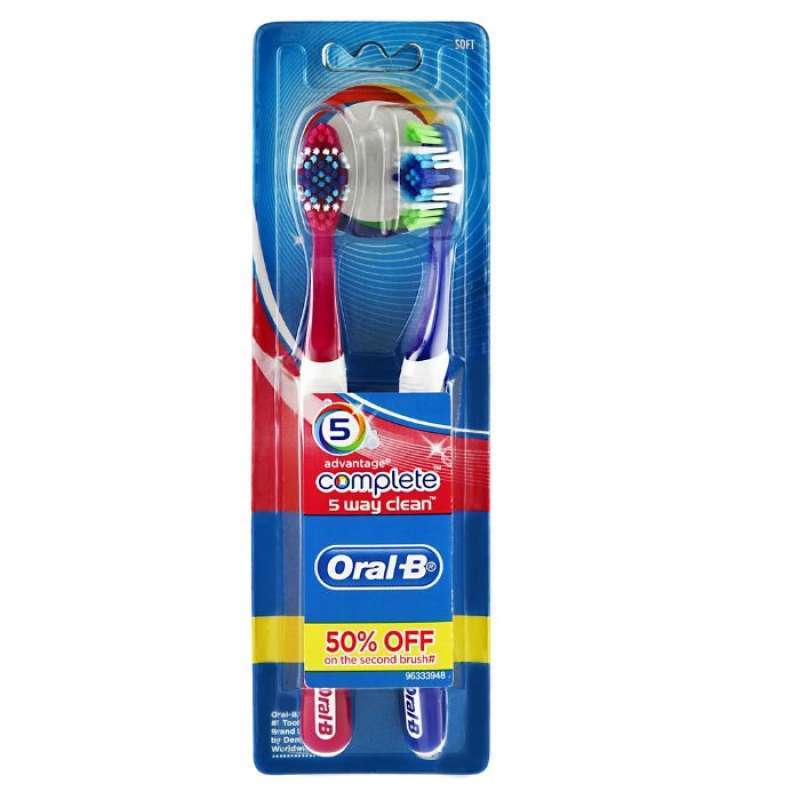 Pekanbaru Oral-B Complete 5 Way Clean Soft 2S