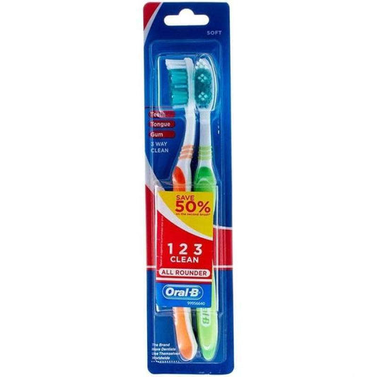 Pekanbaru Oral-B Tb 123 All Rounder Soft 2S