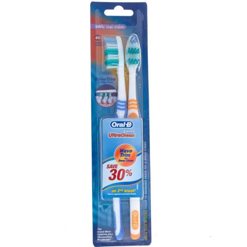 Pekanbaru Oral-B Tb Ultra Clean Classic Soft 2S